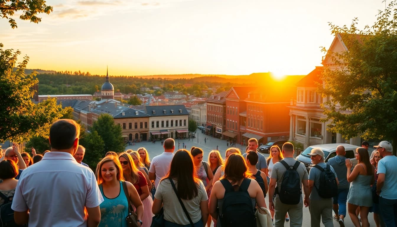 Join Clarksburg tours to experience the scenic beauty and historical charm of the town.