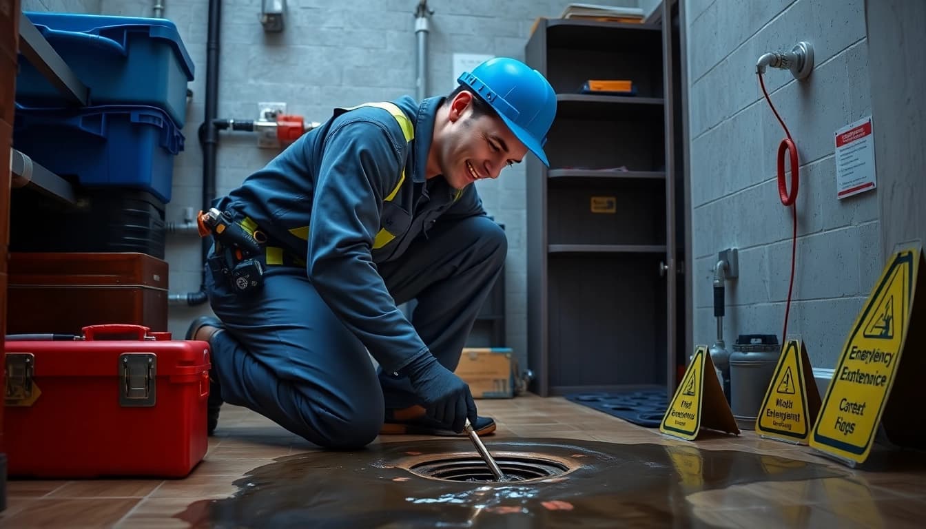 Emergency plumbing help for sewer backup by a licensed plumber in NYC, resolving critical plumbing issues.