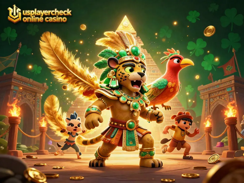 Experience the thrill at usplayercheck online casino with vibrant game elements and a mystical atmosphere.