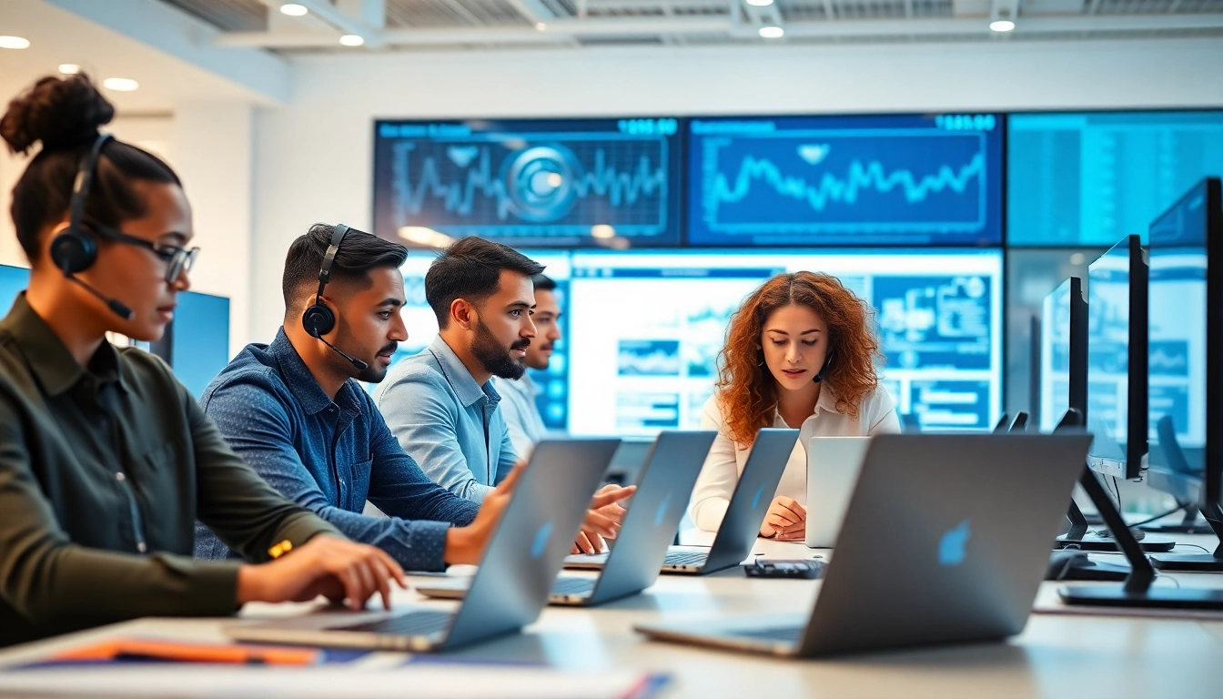 Empowered team of msp companies near me providing effective IT support solutions.
