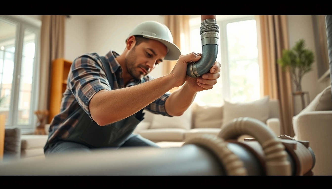 Whole house repiping services St Petersburg FL with a professional plumber inspecting home plumbing.