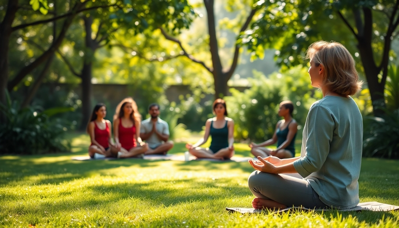 Enhancing mental wellness through a peaceful coaching session in a serene garden.