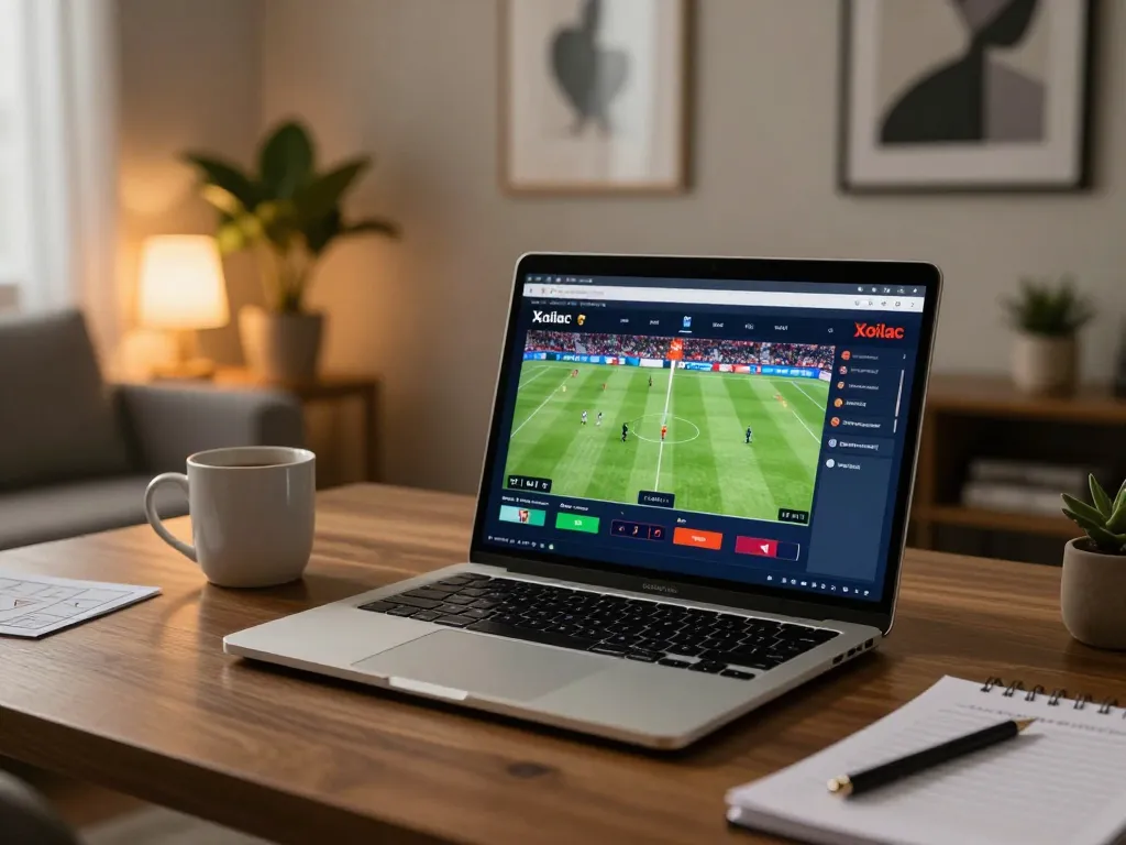 Xoilac offers immersive live betting on football matches from the comfort of home, featuring sleek interface