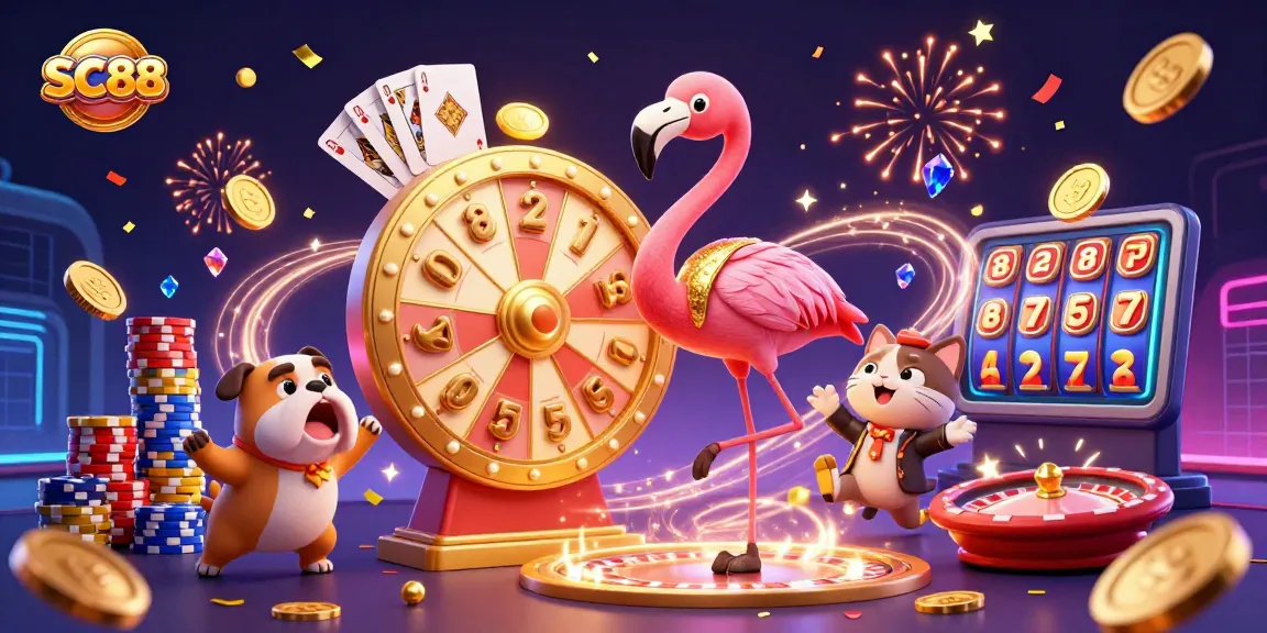 Engage in the SC88 casino experience with vibrant characters and exciting gameplay moments.